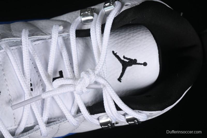 Nike Air Jordan 12 Retro Basketball Shoes in White and Blue - CT8013-140