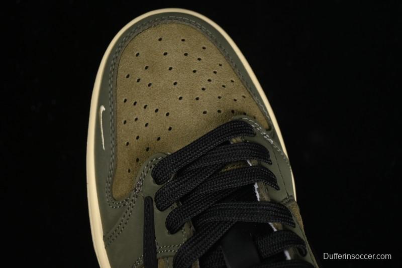 Nike Travis Scott x Fragment Design x Air Jordan 1 Low OG SP AJ1 Sneakers - CH6336-007