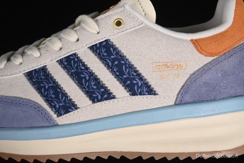 Adidas Originals SL 72 Retro Running Shoes with Ecotex Tongue and EVA Midsole - JQ0957