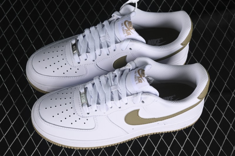 Nike Air Force 1'07 Low Casual Sneakers with Full-Length Air Cushion - FJ4146-110