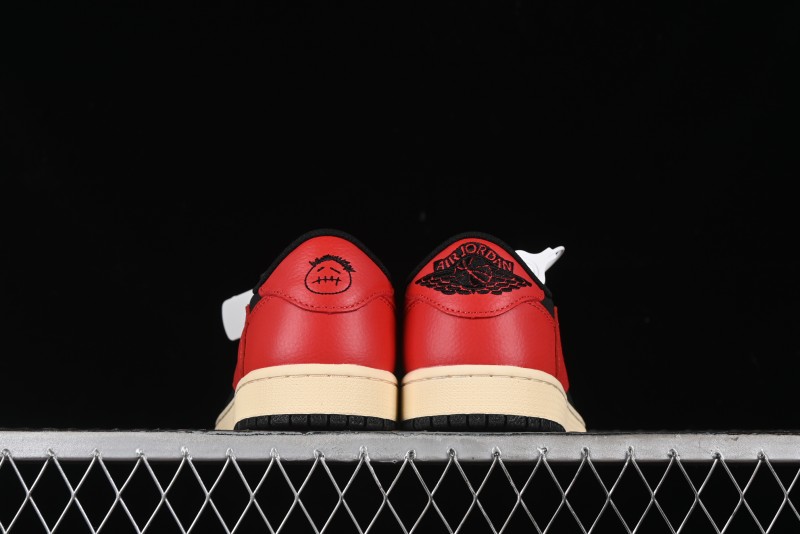 Nike Travis Scott x Air Jordan 1 Low OG AJ1 Reverse Swoosh Sneakers - DM7866-061