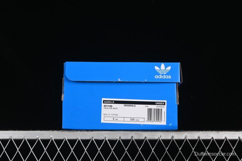 Adidas Gazelle W ID1105 Low-Top Casual Slip-Resistant Wear-Resistant Skate Shoes