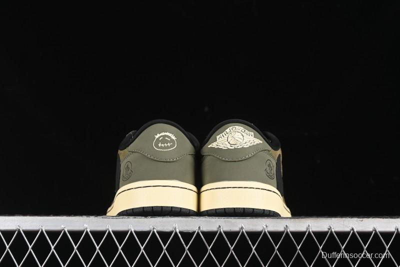 Nike Travis Scott x Fragment Design x Air Jordan 1 Low OG SP AJ1 Sneakers - CH6336-007