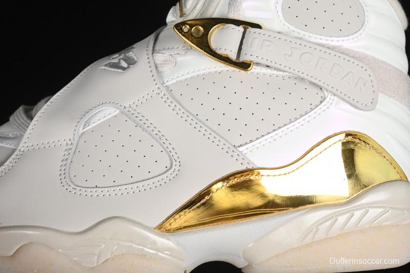 Nike Air Jordan 8 Retro "Champagne" Basketball Shoes Inspired by O'Brien Trophy - 832821-030