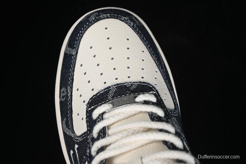 Nike Air Force 1 '07 Low Levi's Collaboration - Dark Denim Low-Top Casual Sneakers SJ6698-002