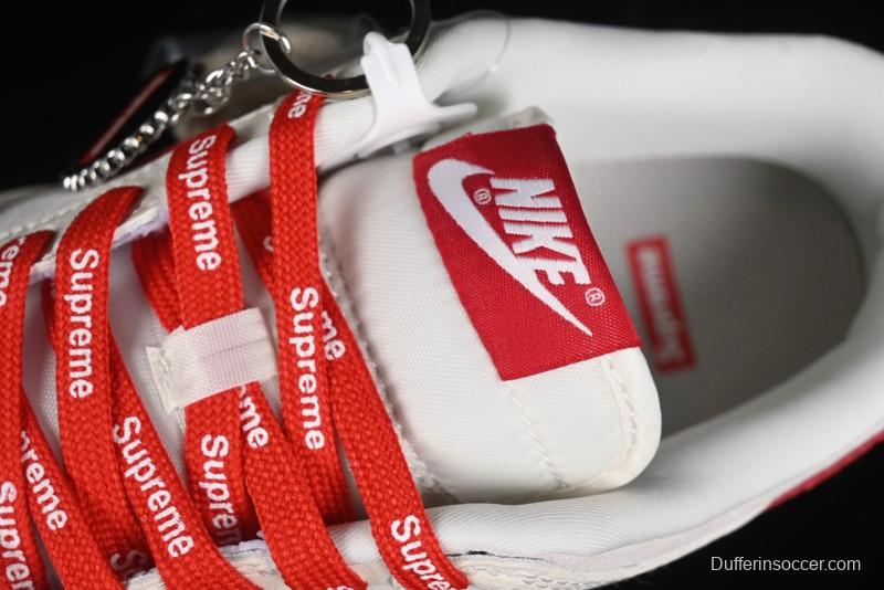 Nike SB Dunk Low Supreme Collaboration - Anniversary Edition Customized Low-Top Casual Skate Shoes - KK1333-002