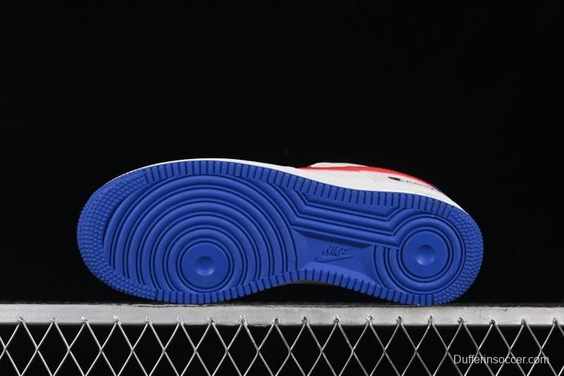 Nike Air Force 1 '07 Low Champion Collaboration - Blue White Red Low-Top Casual Sneakers - KK1988-002