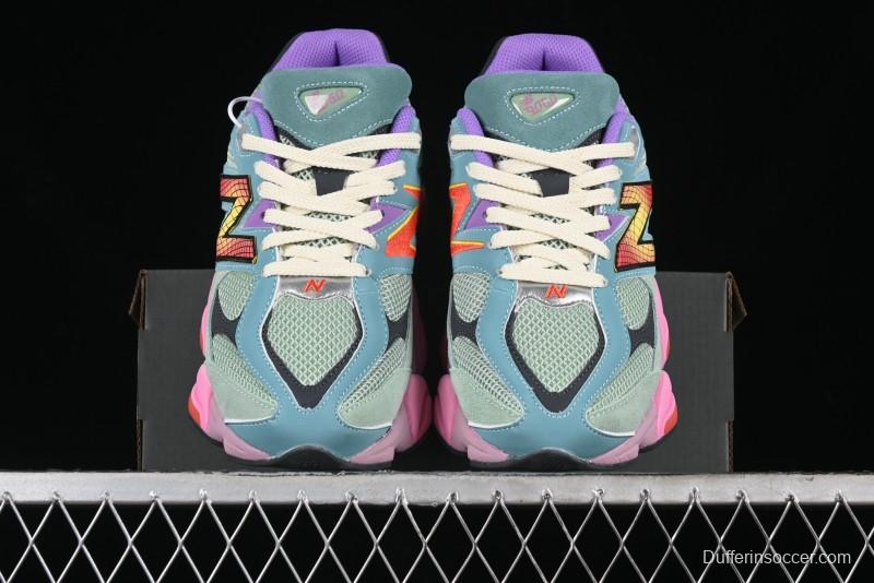 New Balance Joe Freshgoods x New Balance 9060 Retro Casual Running Sneakers with ABZORB Cushioning - U9060WRB