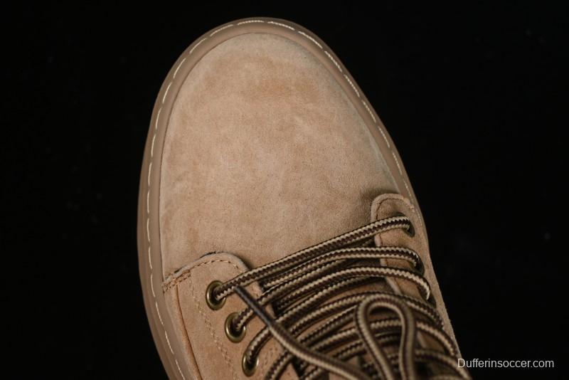 Timberland Outdoor Mid-Top Casual Martin Boots with Premium Suede Leather - TB10072SAND