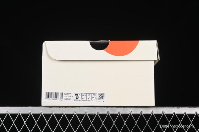 Nike Air Jordan 1 Low OG SP Travis Scott x Fragment Design Collaboration Sneakers - CH6336-014