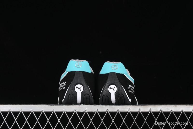 Puma Sparco Future Round Toe Lace-Up Low-Top Lifestyle Casual Shoes in Leather and Fabric - 308155-01