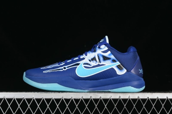 Nike Zoom Kobe 5 X-ray Halloween Glow-in-the-Dark Professional Basketball Shoes - HJ4303-400