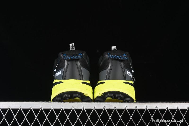 Hoka Mafate Three 2 Ultra-Lightweight Cushioned Trail Running Shoes with Vibram Outsole - 1141572 BHK