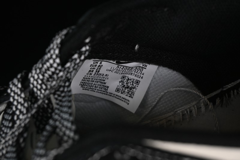 Nike SB Dunk Low Supreme x Stussy Triple Collaboration - Black White Black Swoosh Anniversary Custom Low Top Casual Skate Shoes - SJ2068-300