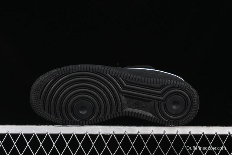 Nike Air Force 1 '07 Low Cleanfit Custom Official Bestseller Black Blue Starry Sky Full Diamond Casual Sneakers - ZH0316-042