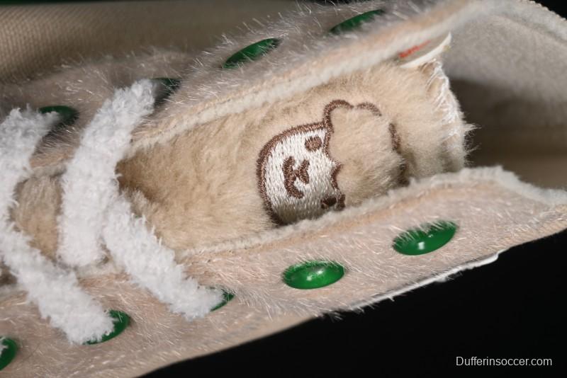 Converse Zoo Happy Pets Series High-Top Casual Sneakers with Plush Lining for Autumn Winter - A12768C