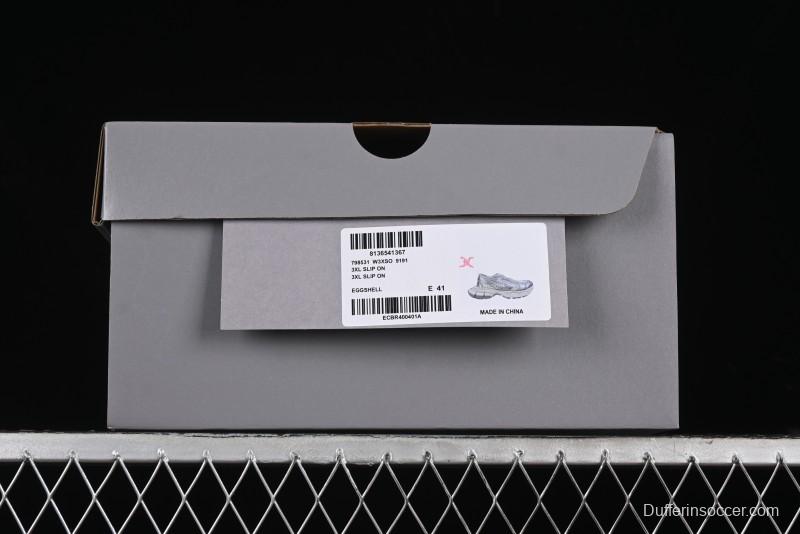 Balenciaga 3XL Slip On Round Neck Tenth Generation Trend Running Shoes - W3XSO9191