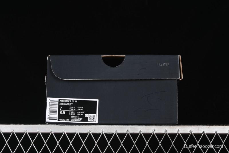 Nike Air Force 1 '07 Low Casual Sneakers with Full-Length Air Cushion - FZ1151-100