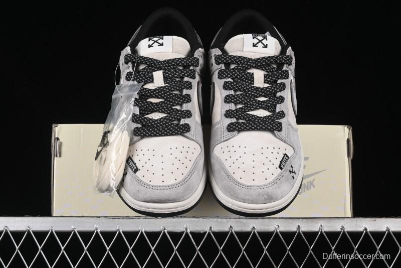Nike SB Dunk Low OFF-WHITE Collaboration Anniversary Custom Sneakers - DQ1098-521