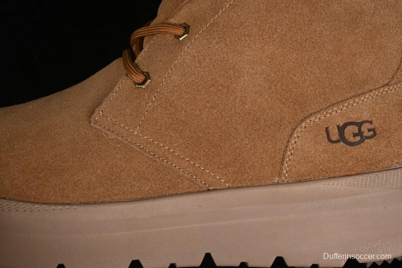 UGG Burleigh Chukka Comfortable Flat Lace-Up Round Toe Fashion Casual Boots - 1151773