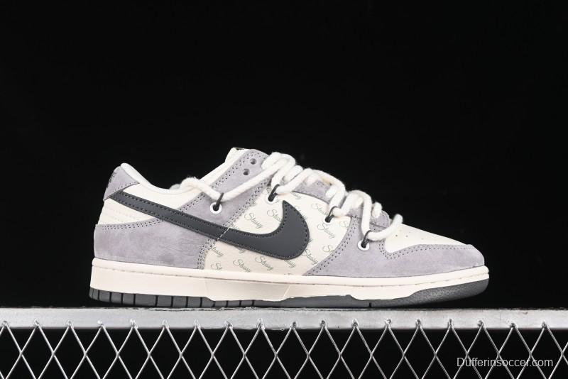 Nike SB Dunk Low Stussy Anniversary Custom Low-Top Casual Skate Shoes - SJ2068-295