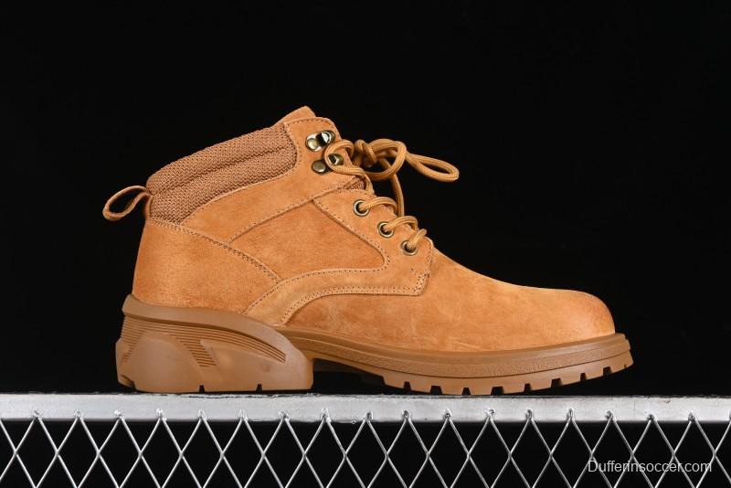 Timberland Outdoor Mid-Top Casual Yellow Boots - TB10088YELLOW