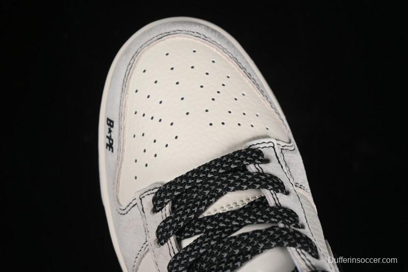 Nike SB Dunk Low Supreme x Bape Anniversary Custom Sneakers - MM1089-017