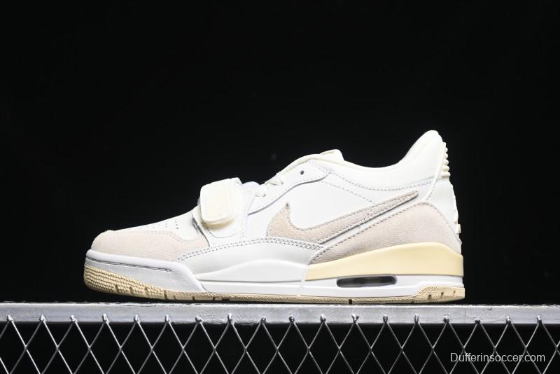 Nike Air Jordan Legacy 312 Low Sneakers with Velcro Strap and Triple Fusion Design - FQ7827-102