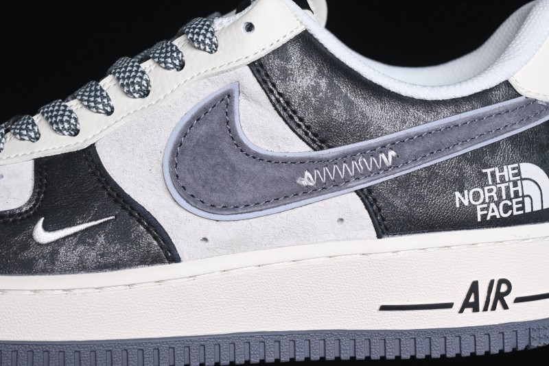 Nike Air Force 1 '07 Low The North Face Collaboration Jacket Black Casual Sneakers - DM6688-004