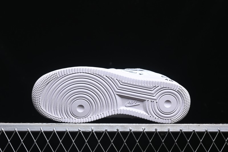 Nike Air Force 1 '07 Low "Smiley Face" Casual Sneakers - FB8971-020