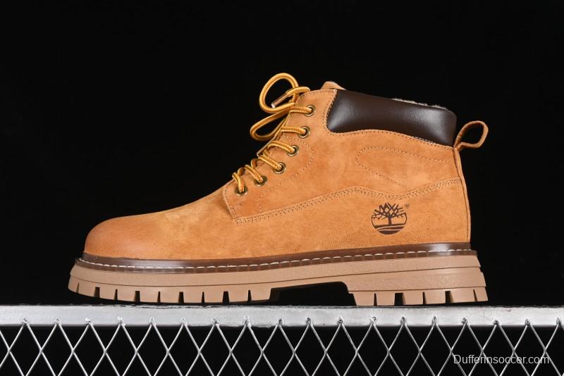 Timberland Classic Mid Waterproof Insulated Boot with Premium Suede Leather - TB10069-1YELLOW