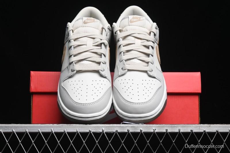 Nike Dunk Low SB Casual Sneakers in Phantom/Khaki - FJ4188-001