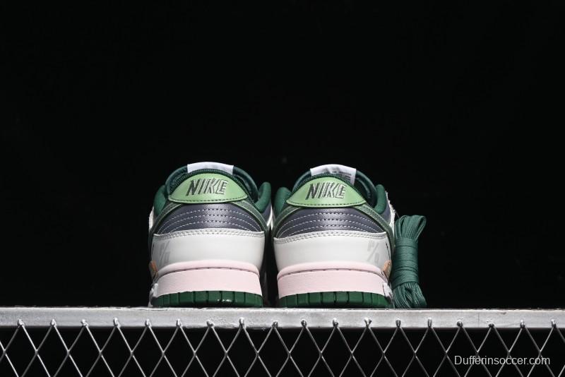Nike Dunk Low Retro "Varsity Green" Panda Mischief Skyline Chase Casual Sneakers - DD1391-101