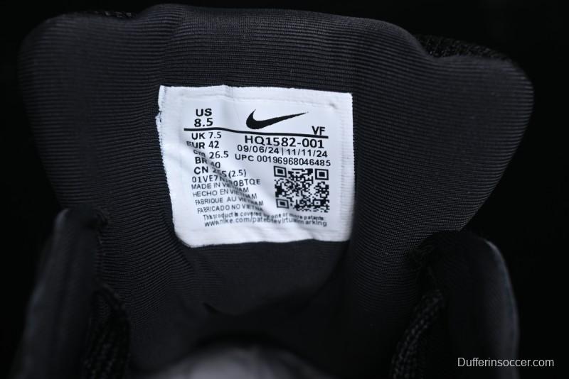 Nike Runtekk V2K Low-Top Retro Running Shoes with Cushlon Foam and Distressed Midsole - HQ1582-001