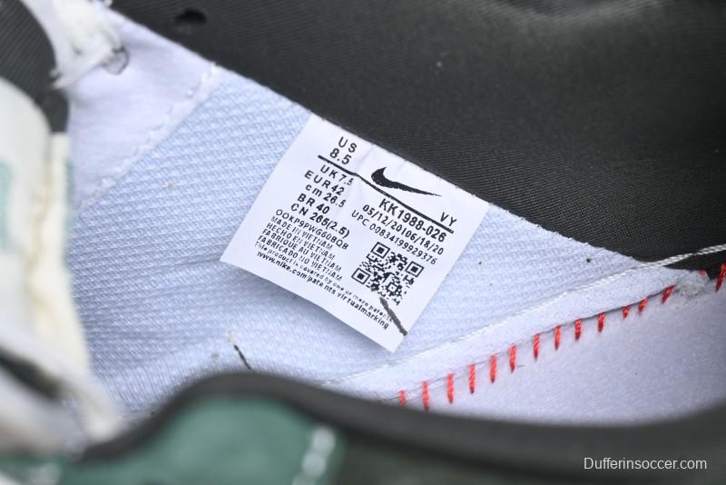 Nike Air Force 1 '07 Low Gucci Collaboration Jade Green Flywire Low-Top Casual Sneakers - KK1988-026