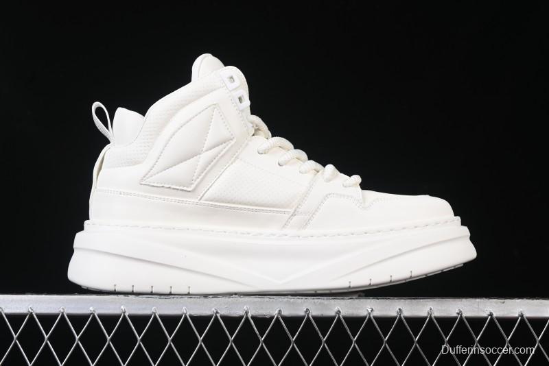 Ecco Soft 8 Anniversary Series Innovative Anti-Slip Simple High-Top Wear-Resistant Casual Shoes - 81771301002