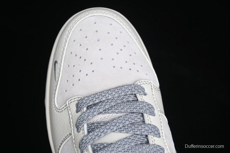Nike SB Dunk Low UN Collaboration - Beige Grey Line Grey Sole Anniversary High-End Custom Low-Top Casual Skate Shoes - BB7518-003