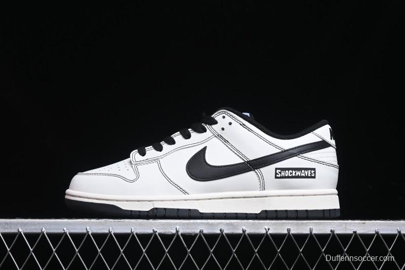 Nike Dunk Low Retro Panda Oxidized Vintage High Street Casual Sneakers - DD1391-100