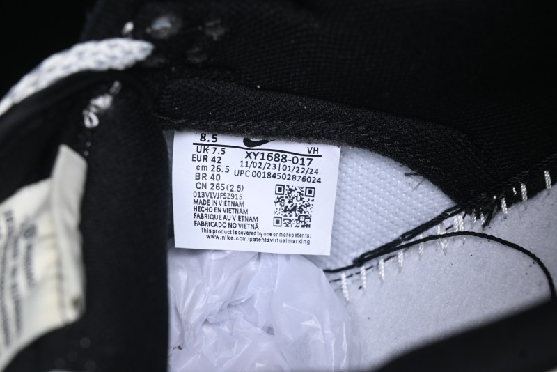 Nike SB Dunk Low Stussy Collaboration - Black White Mini Swoosh Anniversary Custom Low-Top Casual Skate Shoes - XY1688-017