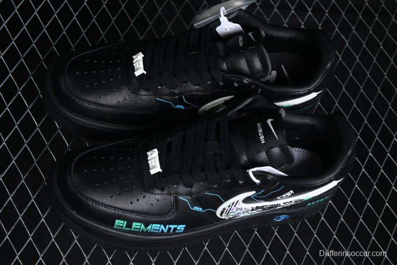 Nike Air Force 1 '07 Low Punk Future Cyberpunk Style Casual Sneakers - DV3464-011