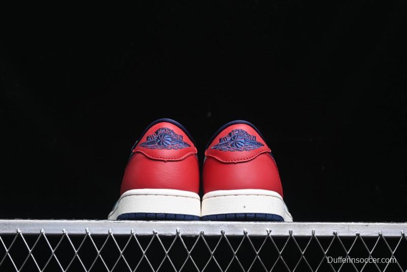 Nike Air Jordan 1 Low OG "Howard University" Casual Sneakers - HQ2993-100