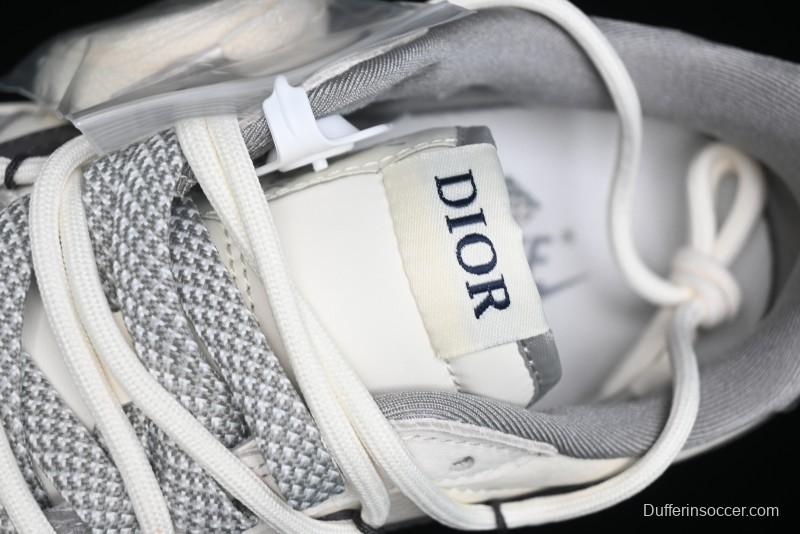 Nike Travis Scott x Fragment Design x Air Jordan 1 Low OG SP AJ1 Dior Collaboration - Splatter Lace-Up Low-Top Casual Sneakers DM9288-002