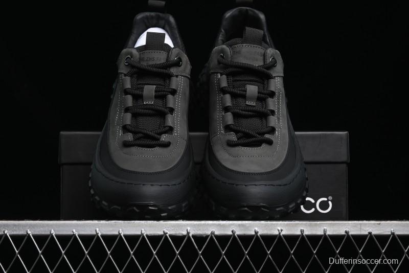 ECCO Off-Road Series Lightweight Cushioned Leather Durable Outdoor Hiking Running Shoes - 63513001001