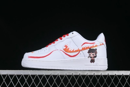 Nike Air Force 1 '07 Low Casual Sneakers with Built-in Full-Length Air Cushion - CW2288-111