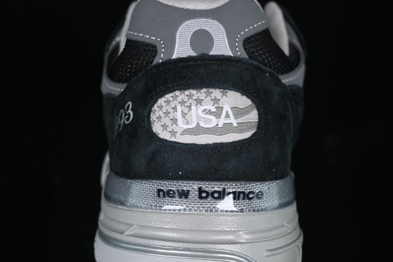 New Balance Made In USA M993 Series Classic Retro Casual Running Shoes - MR993BK
