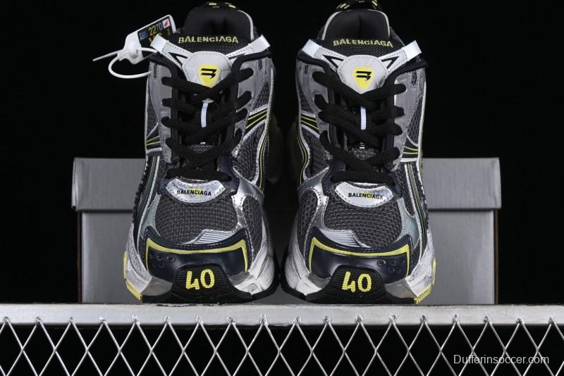 Balenciaga Runner Kith Four Color Retro Casual Sneakers - W3RMU1279