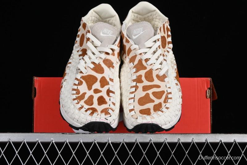 Nike Air Footscape Woven Asymmetrical Weave Slip-Resistant Low-Top Lifestyle Casual Shoes - FB1959-100