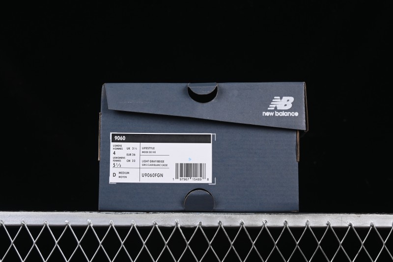New Balance NB9060 Series Retro Casual Running Shoes with ABZORB Cushioning - U9060FGN