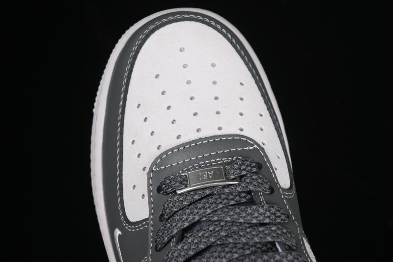 Nike Air Force 1 '07 Low North Face Collaboration Light Grey Two-Tone Low-Top Casual Sneakers - DM6688-046