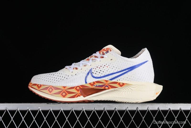 Nike ZoomX Vaporfly NEXT% 3 Marathon Series Lightweight Cushioned Running Shoes with Double-Layered ZoomX Foam - FQ7676-100